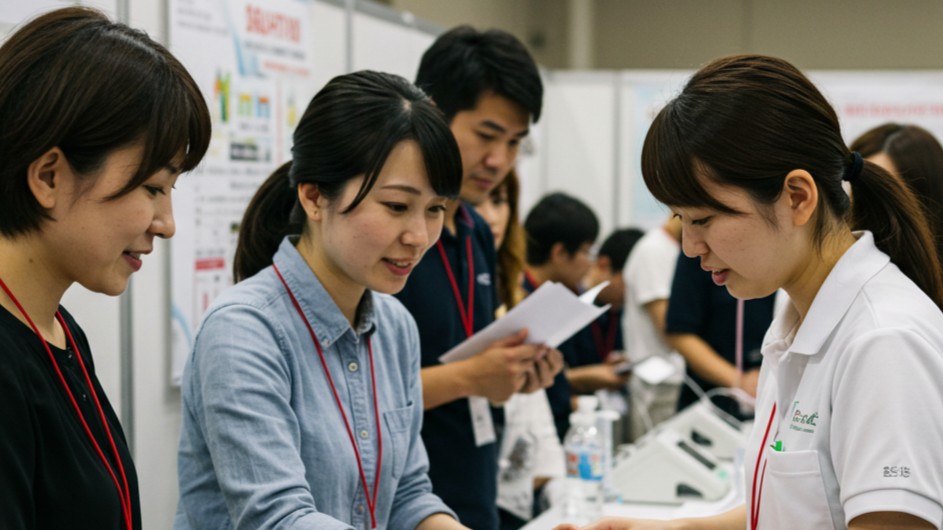 健康測定イベントの様子